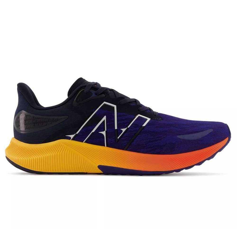 TÊNIS NEW BALANCE PROPEL V3 CORRIDA MASCULINO REF:MFCPRCN3 — MARINHO-LARANJA