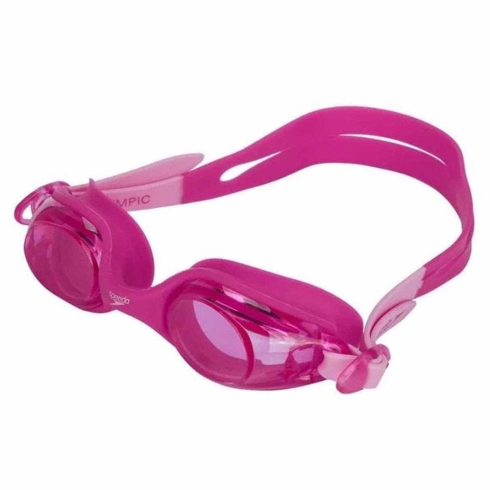 ÓCULOS DE NATAÇÃO JUNIOR OLYMPIC SPEEDO REF:507721 — ROSA CLARO