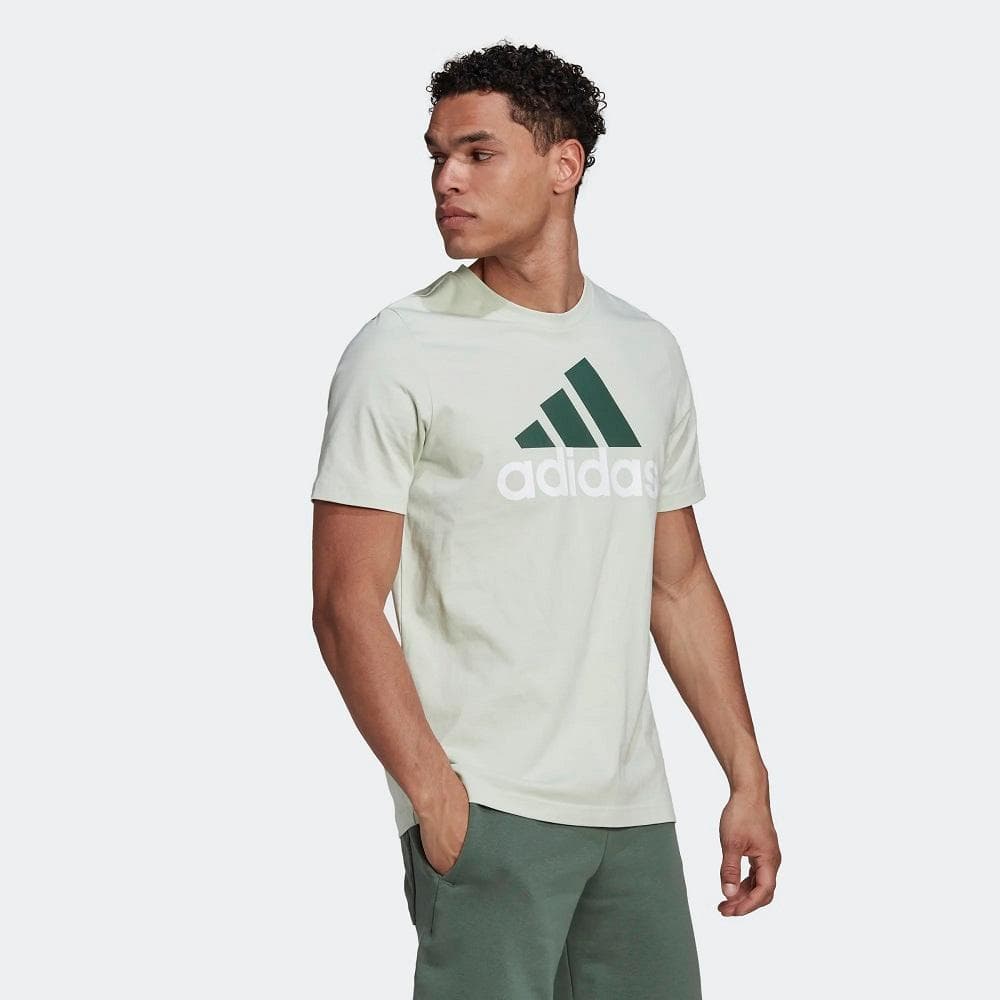 CAMISETA ESSENTIALS BIG LOGO ADIDAS MASCULINA REF:HL2249 — VERDE