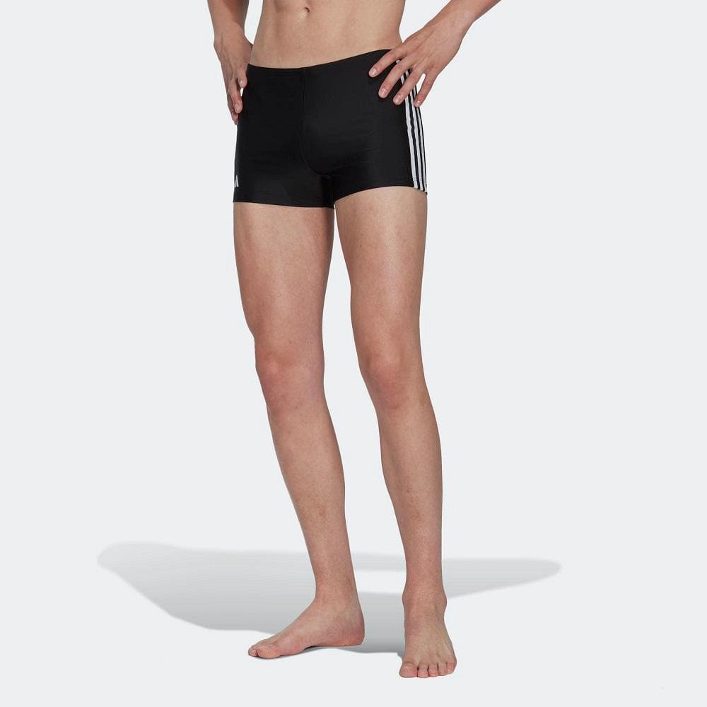 SUNGA ADIDAS BOXER 3 LISTRAS MASCULINA REF:HT2073 — PRETO