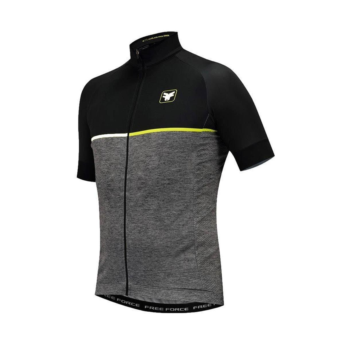 CAMISA MASC FIRST FREE FORCE REF:02030018 — PRETO/CINZA