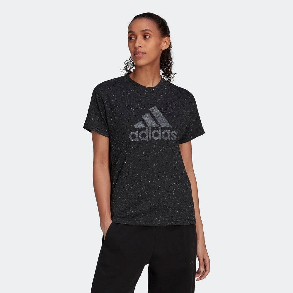 CAMISETA ADIDAS FUTURE ICONS WINNERS FEMININA REF:HI3680 — BLACK MELANGE