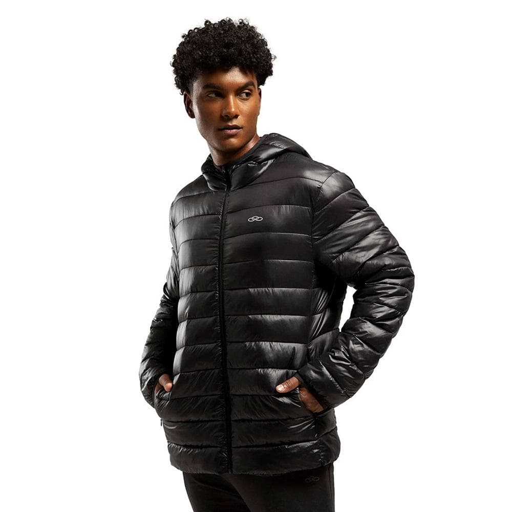 JAQUETA OLYMPIKUS PUFFER MASCULINA REF:OIMWL24110 — PRETO