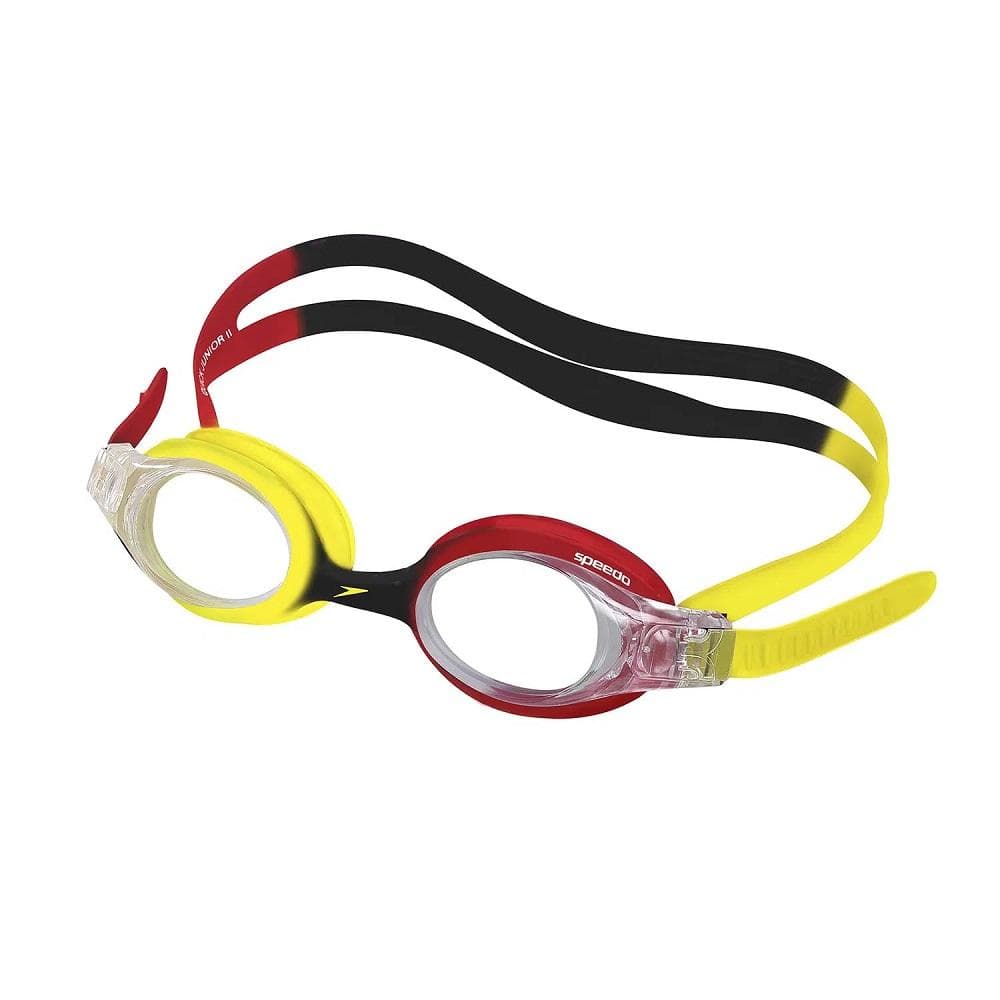 ÓCULOSDE NATAÇÃO SPEEDO QUICK JUNIOR II REF:509202 — VERMELHO-AMARELO