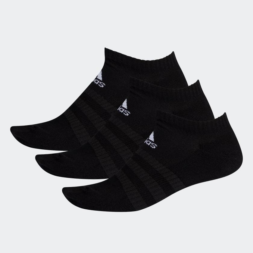 MEIA ADIDAS KIT 3 PARES UNISSEX REF:DZ9384 — PRETO