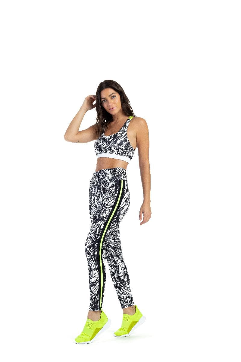 LEGGING FUSO CINNAMON FEMININA VESTEM REF:FS1123 — PRETO-BRANCO
