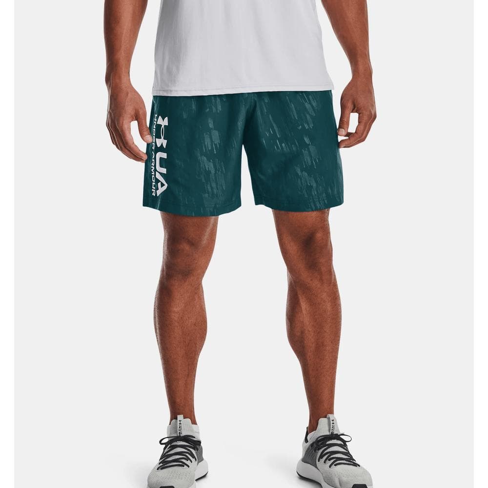 SHORTS UNDER ARMOUR WOVEN EMBOSS MASCULINO REF:1361432 — VERDE