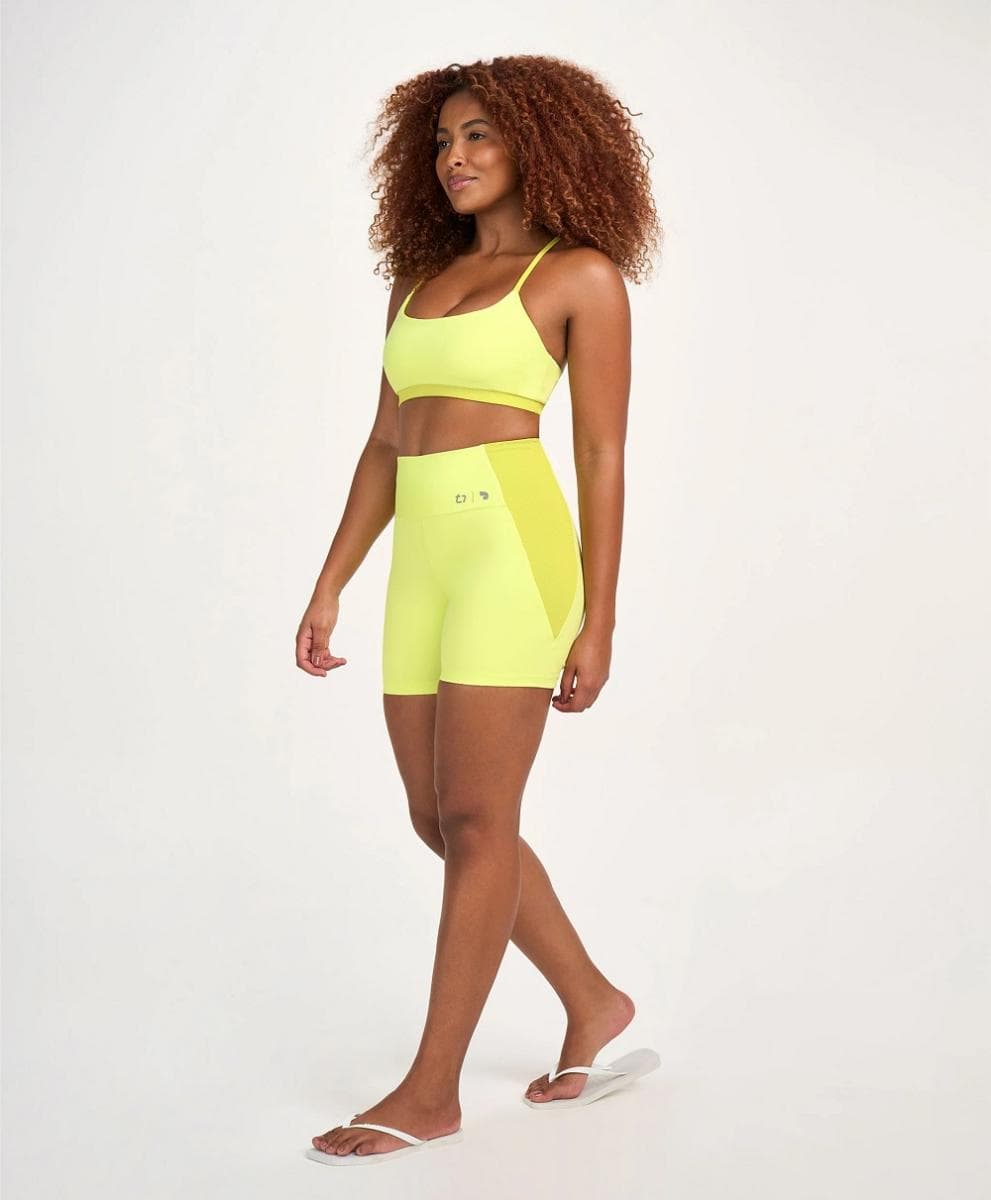 TOP ALTO GIRO SLIM NADADOR DUPLA FACE FEMININO REF:2511512 — VERDE LIME