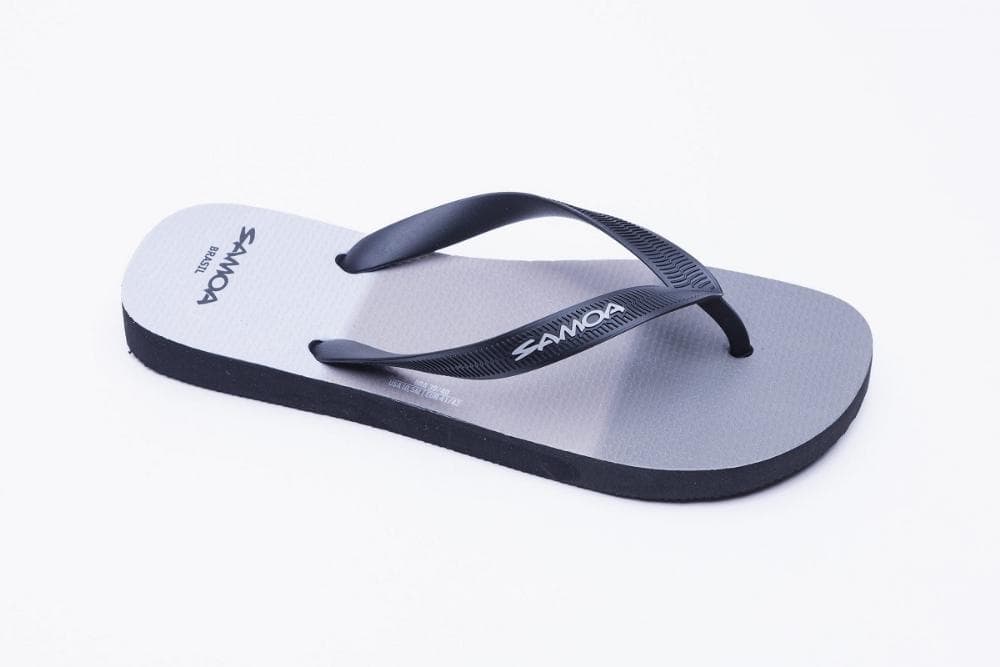 CHINELO SAMOA FLIP FLOP MASCULINO REF:SMFM0005 — PRETO-OLIVA