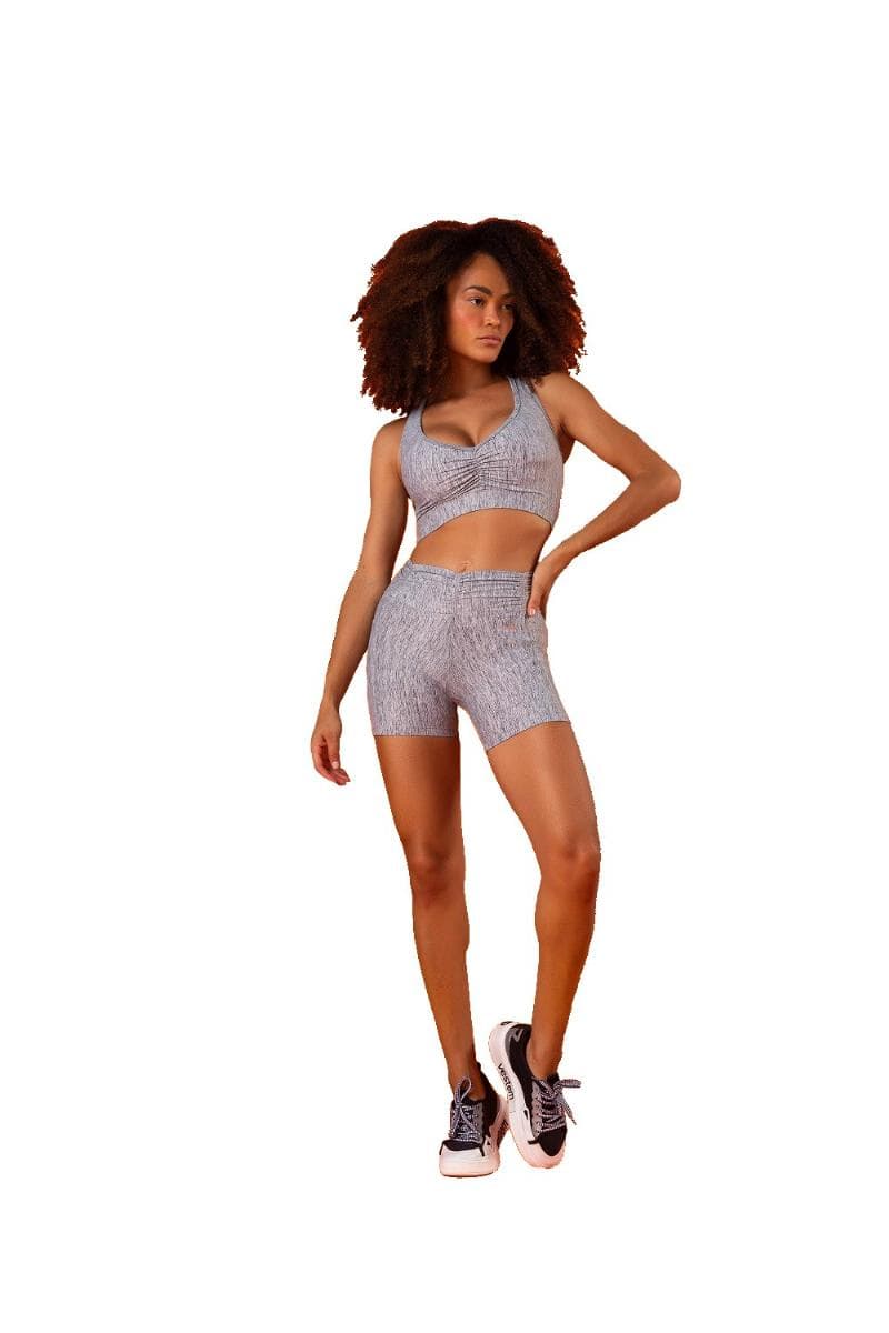 TOP VESTEM LOTUS FEMININO REF:TOP972 — CINZA MESCLA