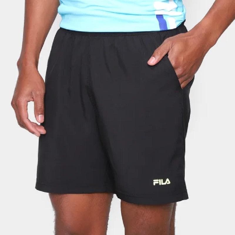 SHORTS FILA DIAMOND CORE RUN MASCULINO REF:F11R00307 — PRETO