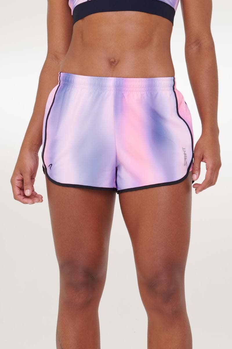 SHORTS AUTHEN SPRINT RELAMPAGO PUSHER FEMININO REF:35AUFSHSRP — ESTAMPA SUNSET