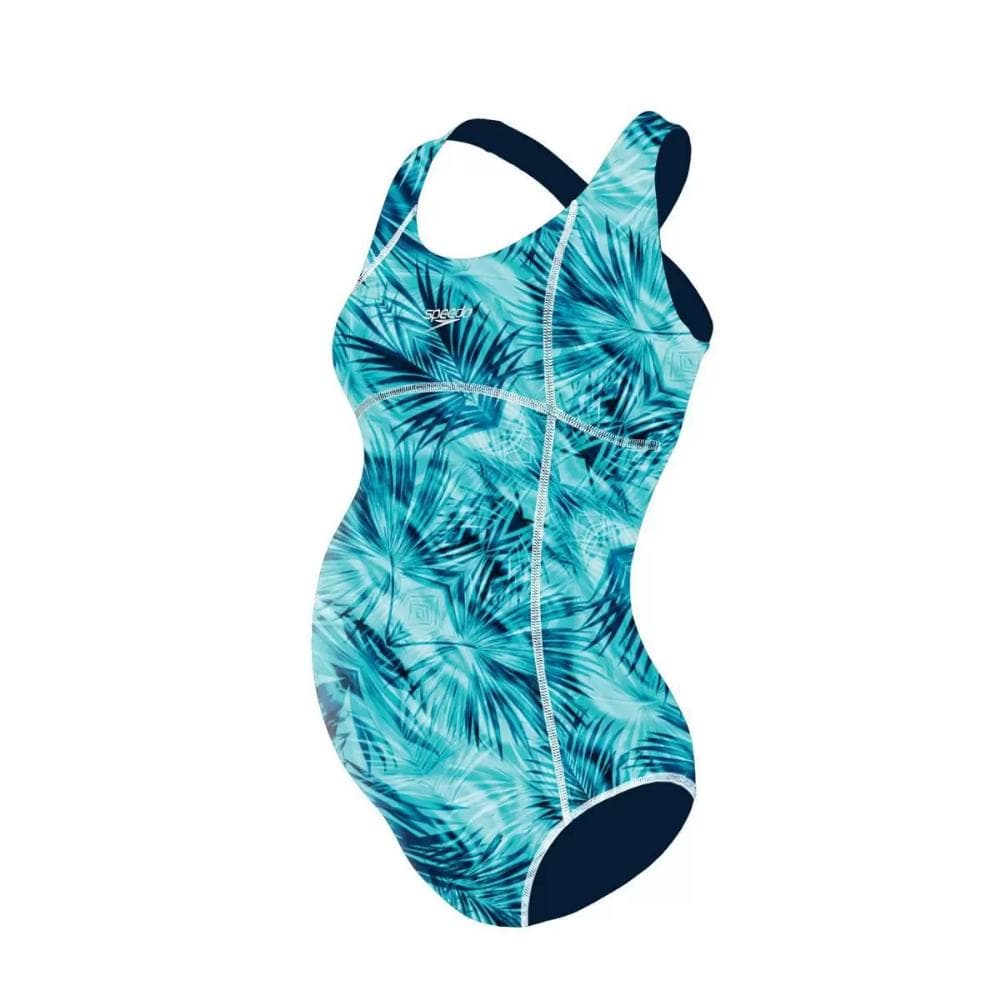 MAIÔ SPEEDO COZY ESTAMPADO FEMININO REF:29530E — AZUL