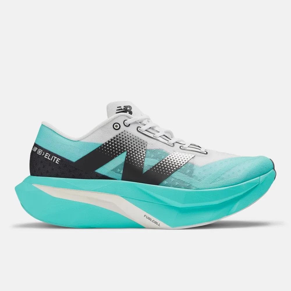 TÊNIS NEW BALANCE FUELCELL SUPERCOMP ELITE V4 FEMININO REF:WRCELCT4 — TURQUESA-BRANCO