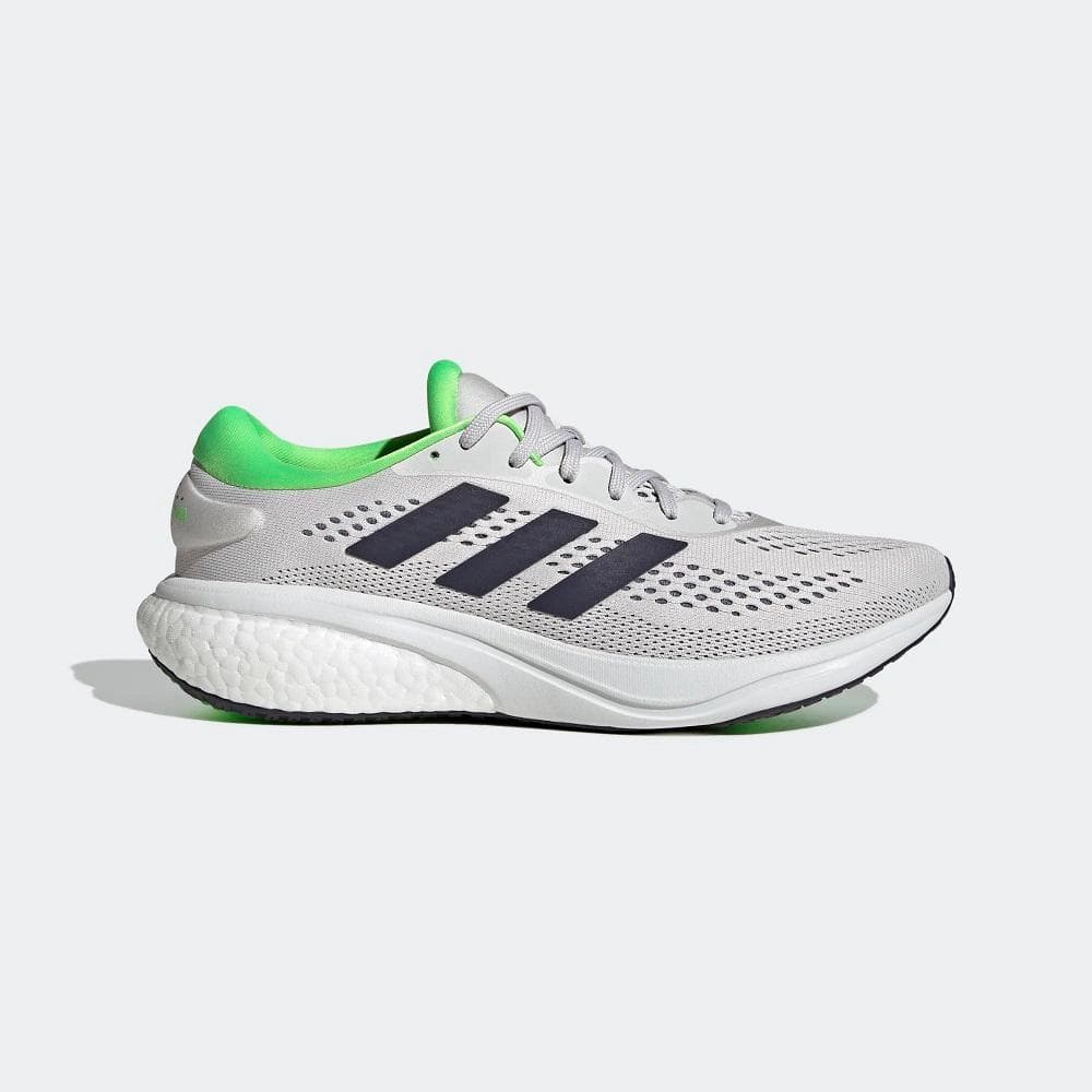 TÊNIS ADIDAS SUPERNOVA 2 MASCULINO REF:GW9093 — DASH GREY-SHADOW NAVY-SOLAR GREEN