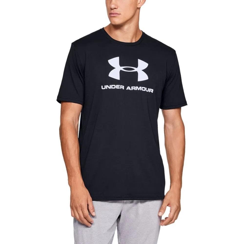 CAMISETA UNDER ARMOUR SPORTSTYLE MASCULINA REF:1359394 — PRETO