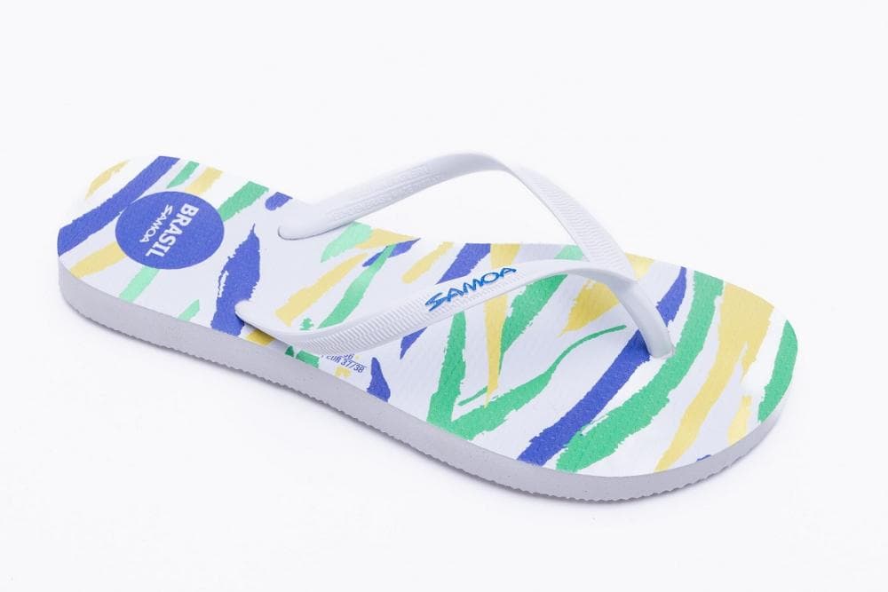 CHINELO SAMOA FLIP FLOP FEMININO REF:SMFF0006 — BRANCO