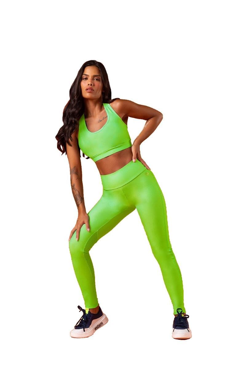 TOP VESTEM POLARIS FEMININO REF:TOP976 — VERDE NEON