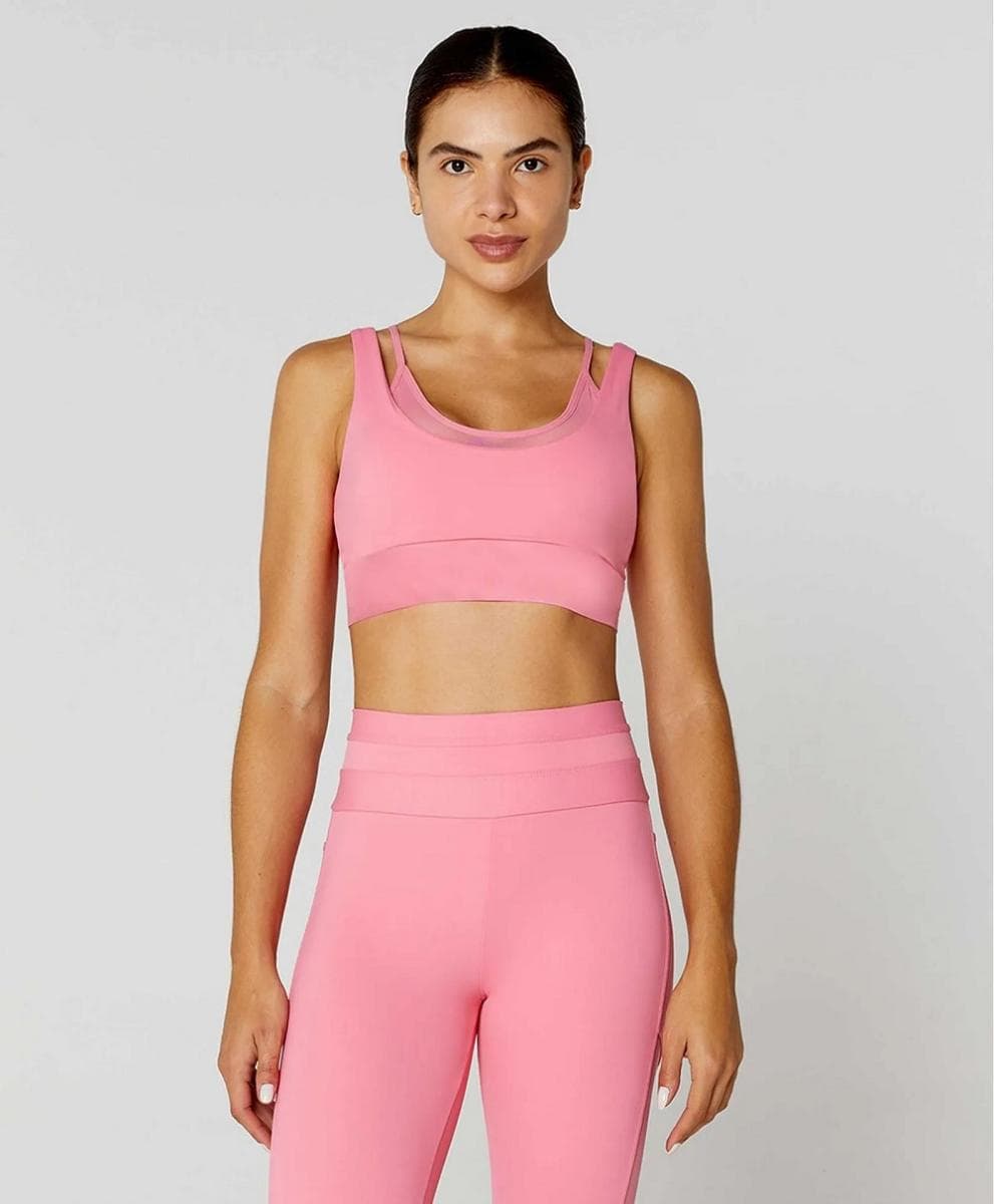 TOP ALTO GIRO COM TULE FEMININO REF:2411503 — ROSA