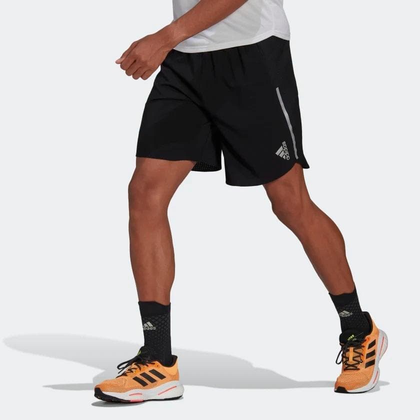 BERMUDA MASCULINA ADIDAS RUNNING REF:H58578 — PRETO